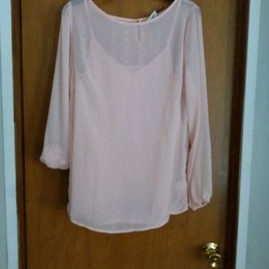 Pink long sleeve shirt